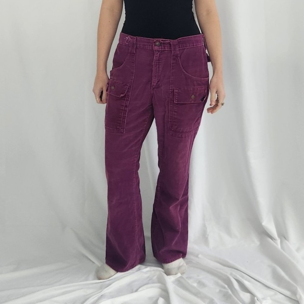 70s Purple Corduroy‎ Pants